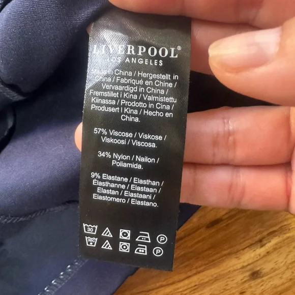 Liverpool Sleeveless Sheath Dress, Cadet Blue size 8 - Picture 4 of 5